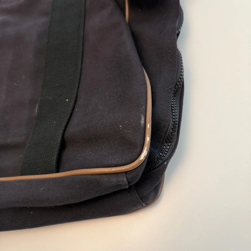 US Postal Service Navy Blue‎ Canvas Briefcase Messenger Bag OS